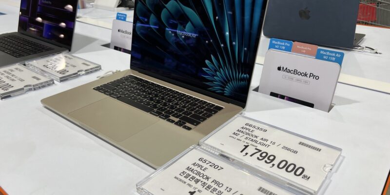 맥북에어 M2 15인치 256GB 스타라이트 코스트코 가격 정리